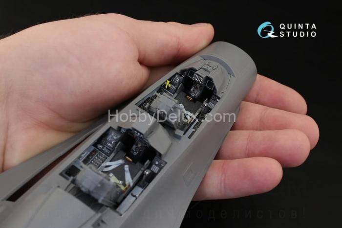 3D Декаль интерьера кабины F-16I для модели Academy QD32031