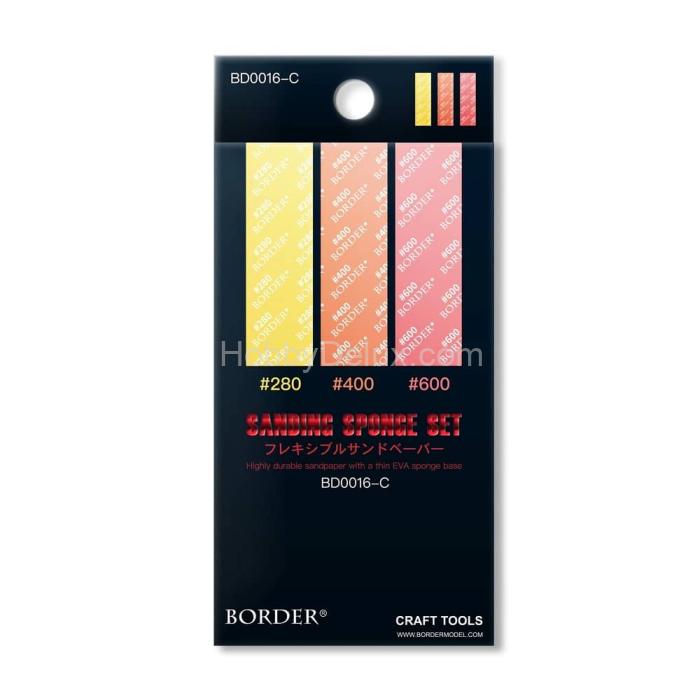 Border Model BD0016-C Набор шлифовальных губок. Зернистость #280 #400 #600 BD0016-C