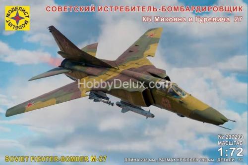 Моделист 207299 Советский истребитель-бомбардировщик КБ Микояна и Гуревича 27