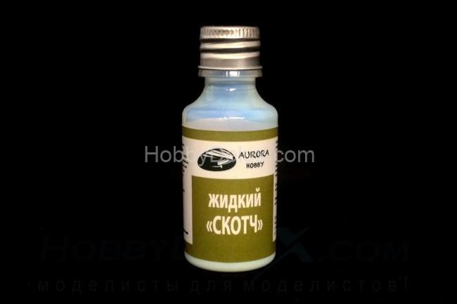 Клей "Жидкий скотч" для временного крепления, с кисточкой, 20 мл. AH2008