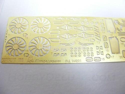 Набор фототравления для Суперджет-100 (Звезда)