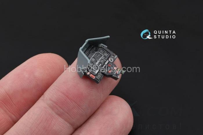 3D Декаль интерьера кабины P-51D ранний для модели Eduard QD48065