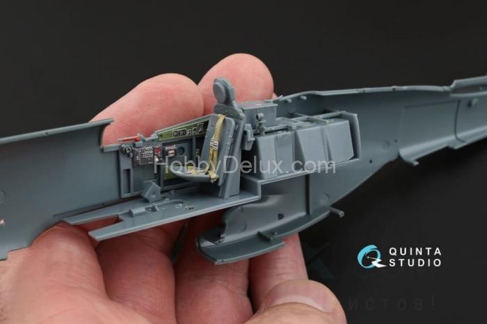 3D Декаль интерьера кабины P-51D ранний для модели Eduard QD48065