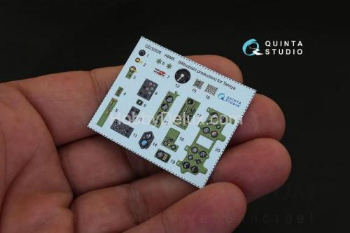 3D Декаль интерьера кабины A6M5 Mitsubishi prod. для модели Tamiya