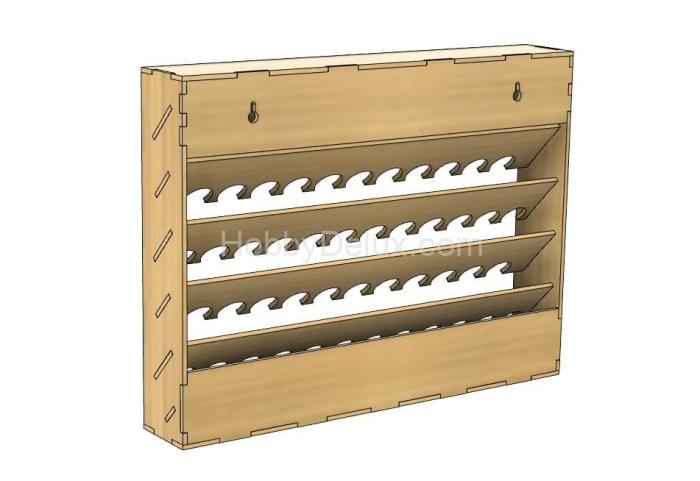 Стеллаж для красок HW St-002 ARM.PNT, Ammo Mig, Vallejo, Zip maket St002