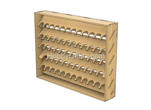 Стеллаж для красок HW St-002 ARM.PNT, Ammo Mig, Vallejo, Zip maket