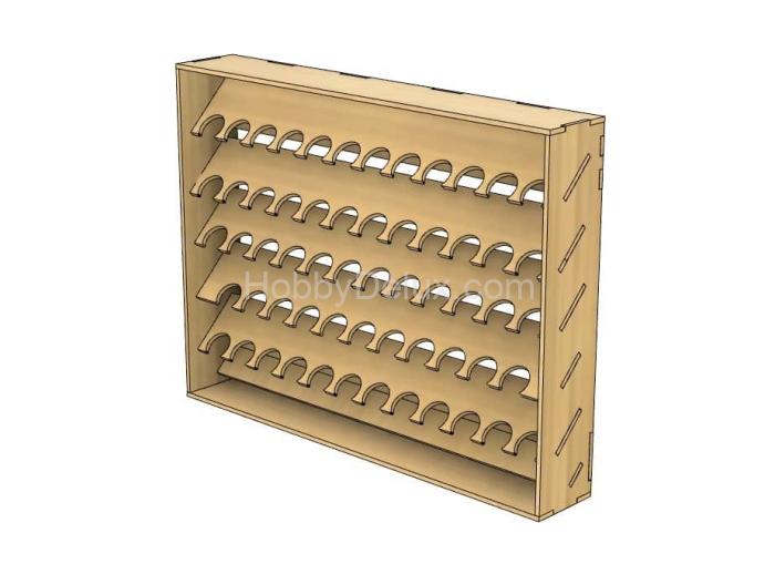 Стеллаж для красок HW St-002 ARM.PNT, Ammo Mig, Vallejo, Zip maket St002