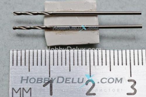 Сверло спиральное с цилиндрическим хвостовиком 0,9мм (2 шт.)