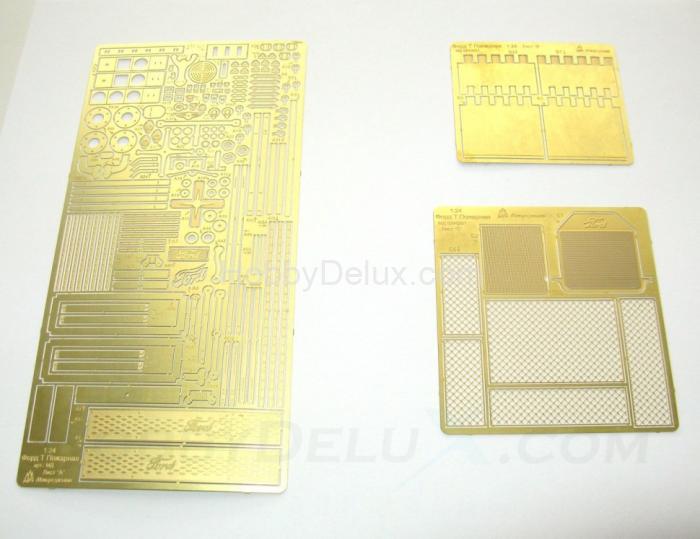 Набор деталировки для Ford-T пожарная машина от ICM (без литья) МД024202