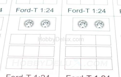 Набор деталировки для Ford-T пожарная машина от ICM (без литья)