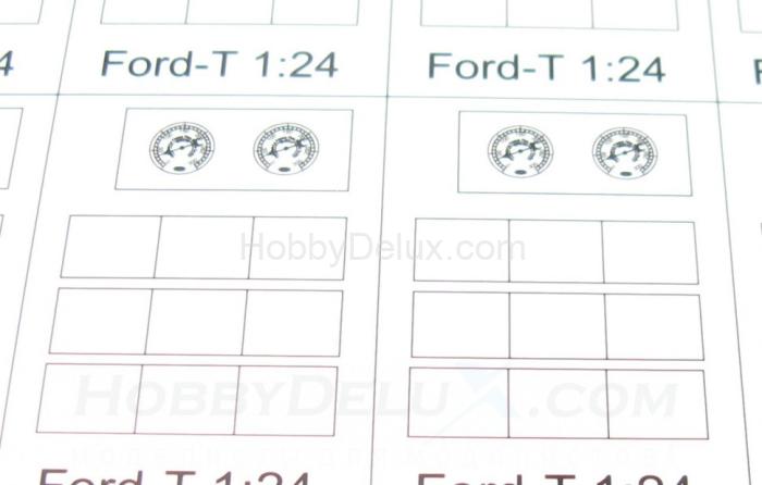 Набор деталировки для Ford-T пожарная машина от ICM (без литья) МД024202