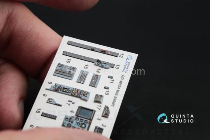 3D Декаль интерьера кабины МиГ-29 СМТ (9-19) QD48024