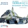 3D Декаль интерьера кабины МиГ-29 СМТ (9-19) QD48024