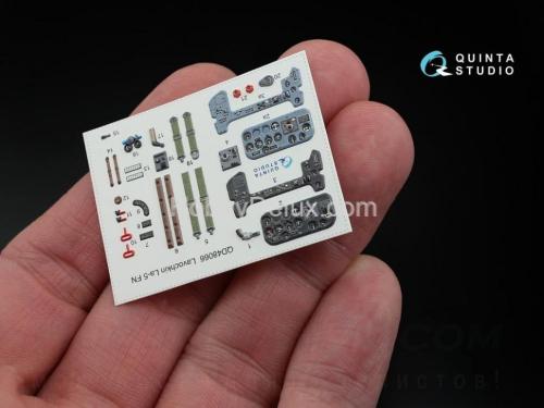 3D Декаль интерьера кабины Ла-5ФН для модели Звезда