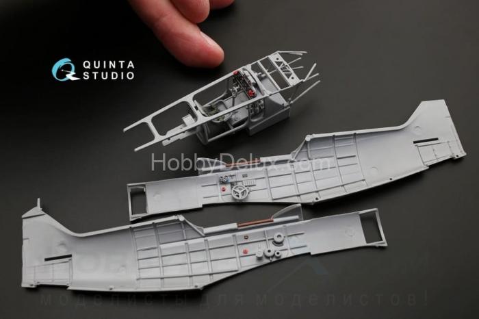 3D Декаль интерьера кабины Ла-5ФН для модели Звезда QD48066