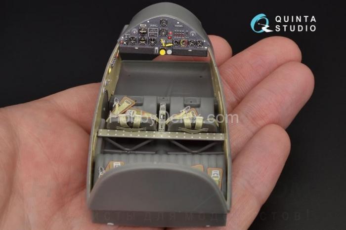 3D Декаль интерьера кабины Bf 108 для модели Eduard QD32028
