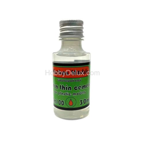 Клей для моделей супертекучий (Extra thin cement), 30 мл стекло