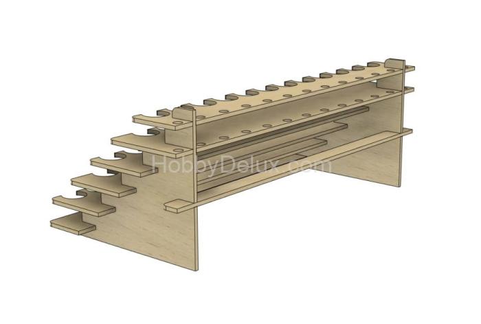 Настольный стеллаж для красок HW St-008 St008