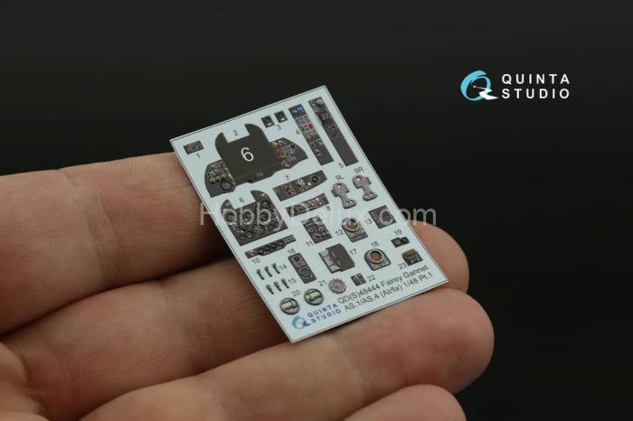 3D Декаль интерьера кабины Fairey Gannet AS.1_AS.4 QD48444