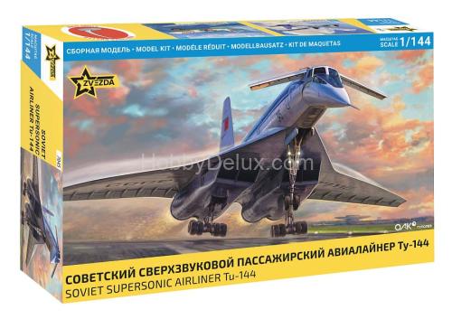 Советский сверхзвуковой пассажирский авиалайнер Ту-144