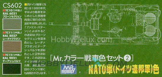 CS602 Tank Colors for NATO CS602