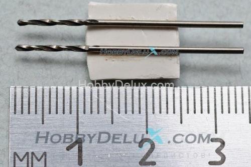 Сверло спиральное с цилиндрическим хвостовиком 1,0мм (2 шт.)