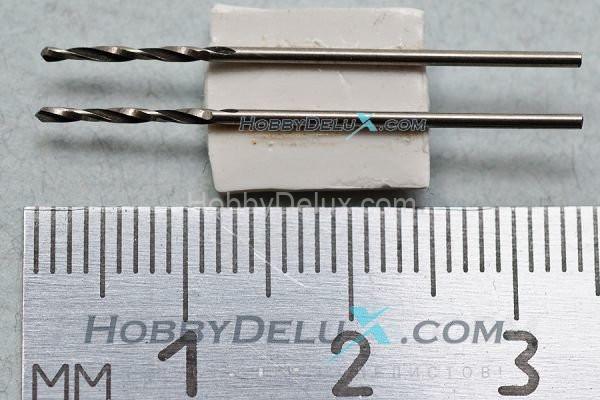 Сверло спиральное с цилиндрическим хвостовиком 1,0мм (2 шт.) HDD-10