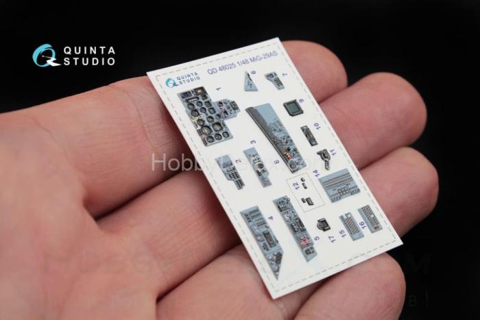 3D Декаль интерьера кабины МиГ-29 AS (ВВС Словакии) QD48025