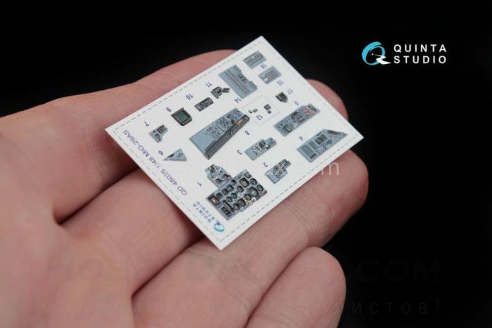 3D Декаль интерьера кабины МиГ-29 AS (ВВС Словакии) QD48025