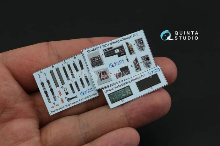 3D Декаль интерьера кабины F-35B QD48440