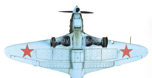 Советский истребитель Як-7Б поздний образца 1943