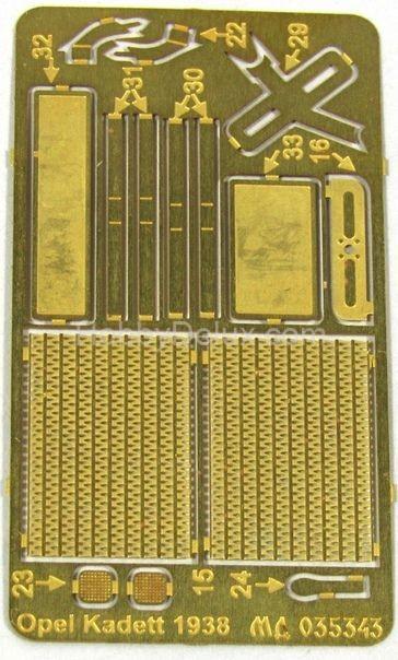 Набор фототравления для Opel Kadett 1938 МД035343