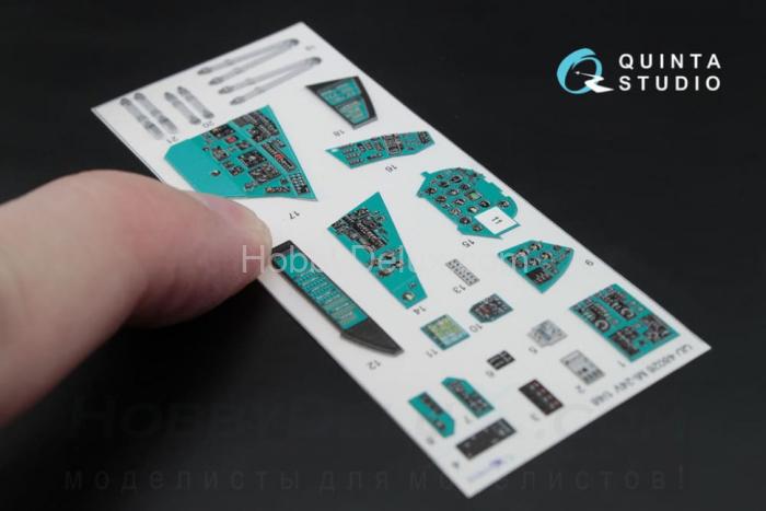 3D Декаль интерьера кабины Ми-24В 1/48 QD48026