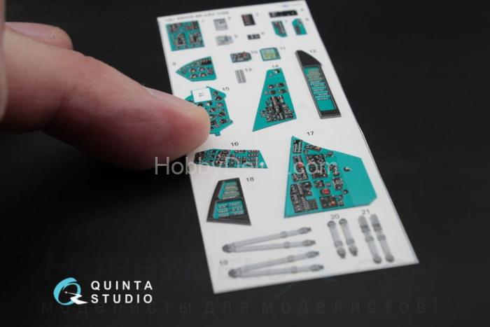 3D Декаль интерьера кабины Ми-24В 1/48 QD48026