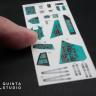 3D Декаль интерьера кабины Ми-24В 1/48 QD48026