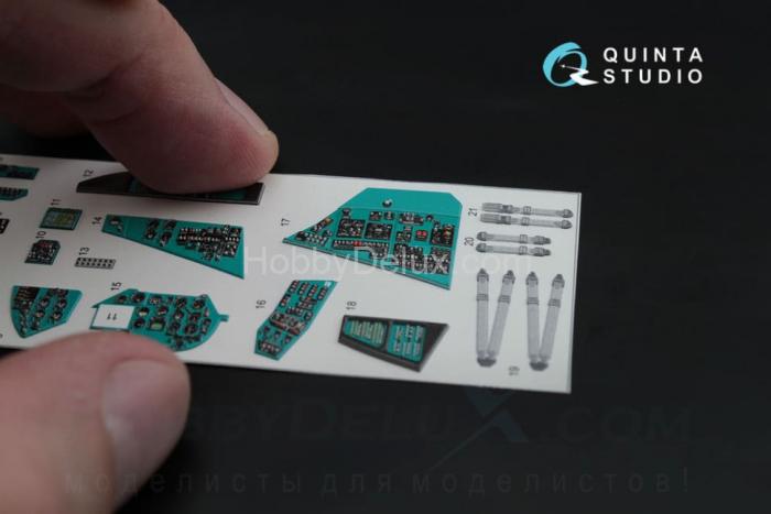 3D Декаль интерьера кабины Ми-24В 1/48 QD48026