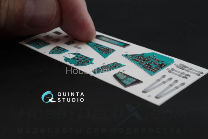 3D Декаль интерьера кабины Ми-24В 1/48 QD48026