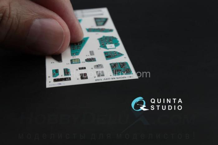 3D Декаль интерьера кабины Ми-24В 1/48 QD48026