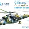 3D Декаль интерьера кабины Ми-24В 1/48 QD48026