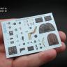 3D Декаль интерьера кабины Spitfire Mk.V для модели Hobbyboss QD32030