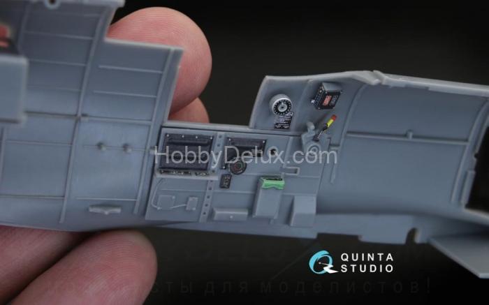 3D Декаль интерьера кабины Spitfire Mk.V для модели Hobbyboss QD32030