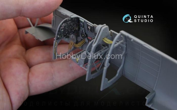 3D Декаль интерьера кабины Spitfire Mk.V для модели Hobbyboss QD32030