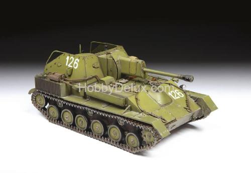 Звезда 3662 Советская самоходная артиллерийская установка СУ-76М