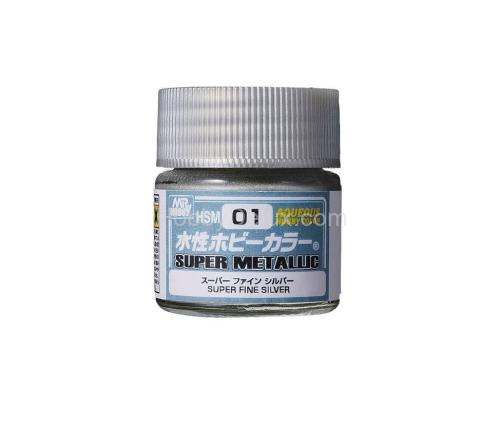 Краска акриловая Hobby Color - HSM01 Super Fine Silver