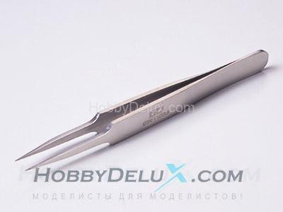 Пинцет прямой с острыми концами 74048