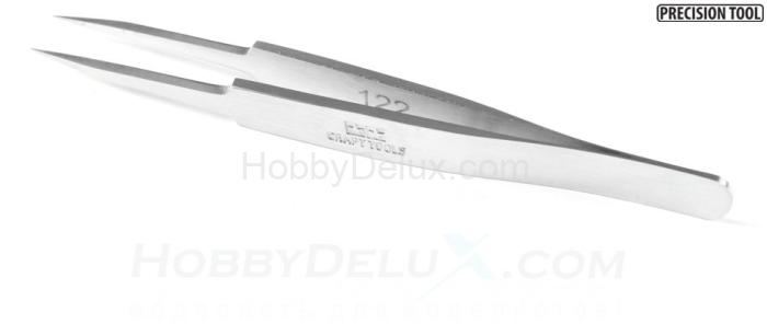 Пинцет прямой с острыми концами 74048