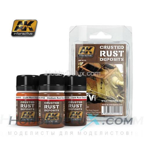 CRUSTED RUST DEPOSITS