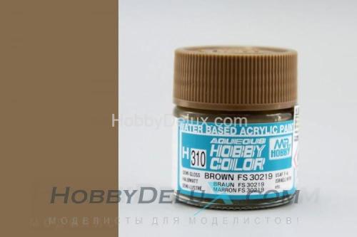 Краска акриловая Hobby Color - H310 FS30219 Brown