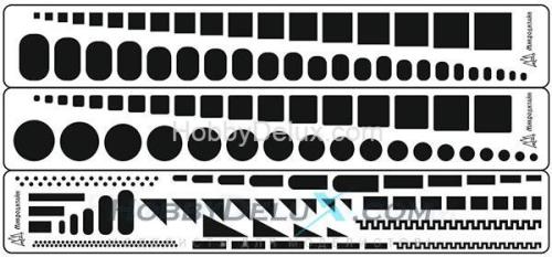 Трафарет №2 (Лекала для нанесения расшивки)