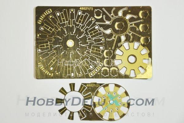 Набор для деталировки капота И-16 с мотором М-25 GON48021